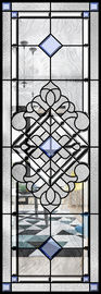 Latón de cristal/níquel/pátina del panel decorativo de la prueba del hurto de las puertas de vidrio de desplazamiento de la durabilidad